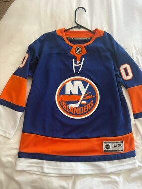 NHL New York Islanders Youth Blue & Orange Hockey Jersey